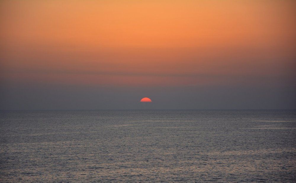 Закат на Чёрном море.