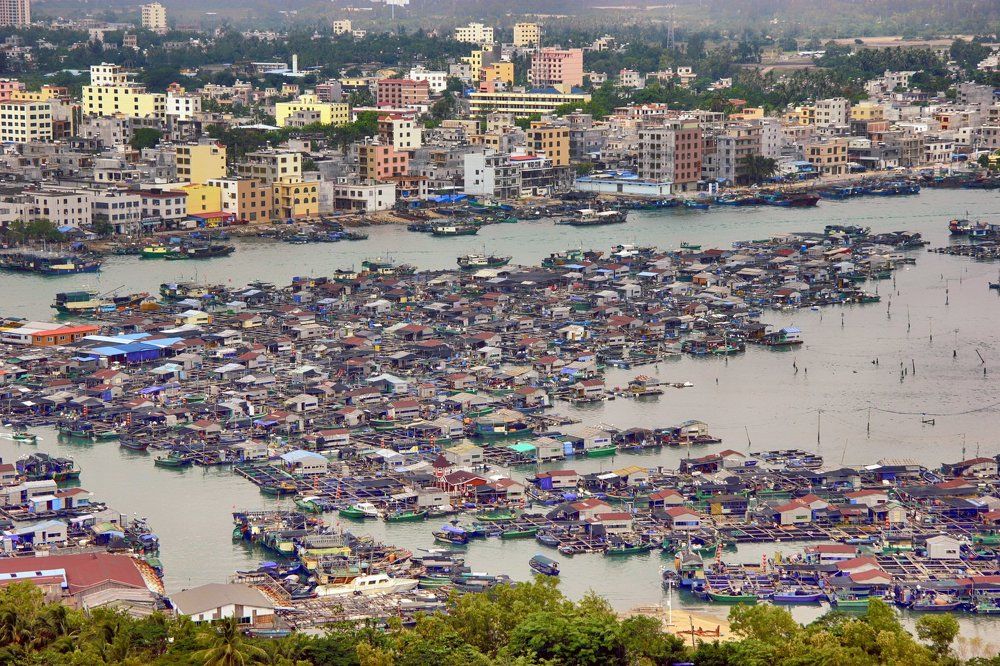 Город рыбаков на воде****