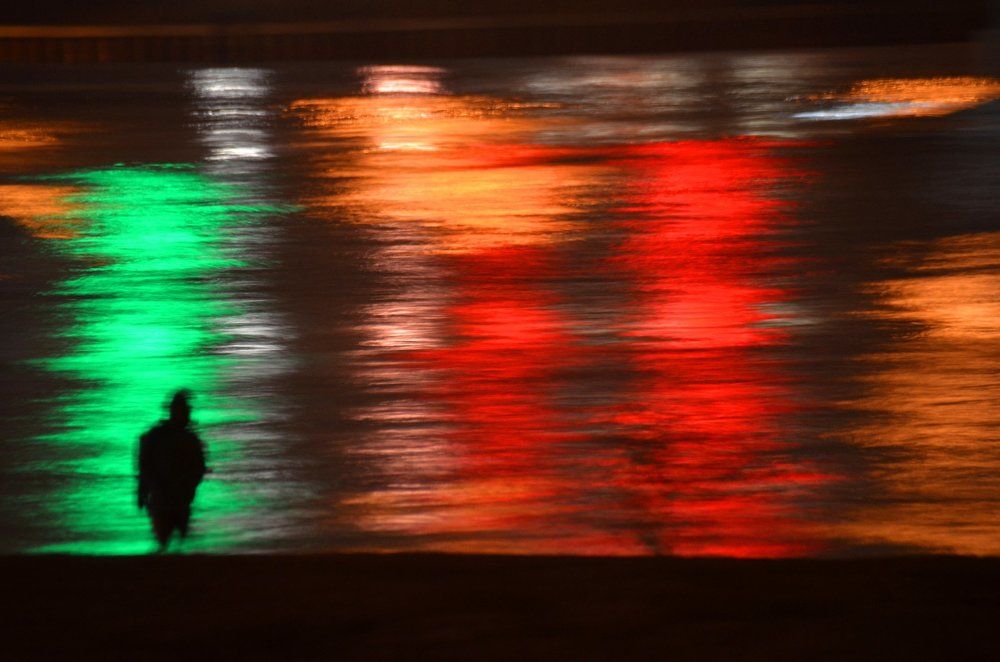 Ночной пляж