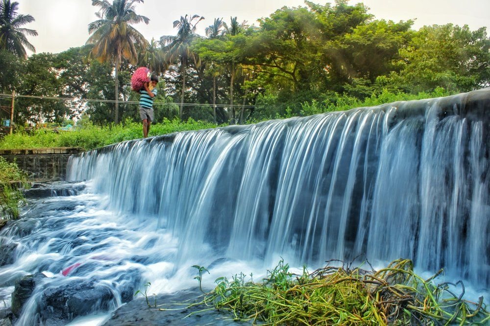 When You're path is magical has waterfall