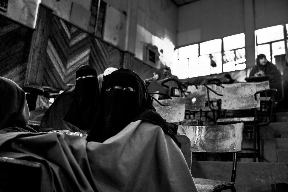 Attentive eyes at school - Garissa University, Kenya