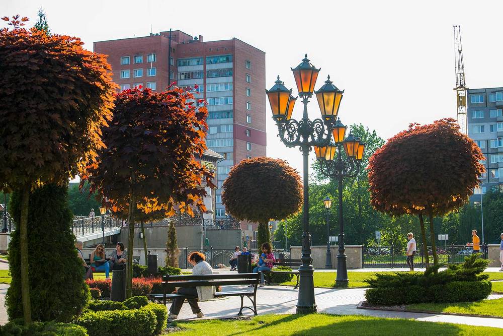 Огненный сквер в рыбацкой деревне