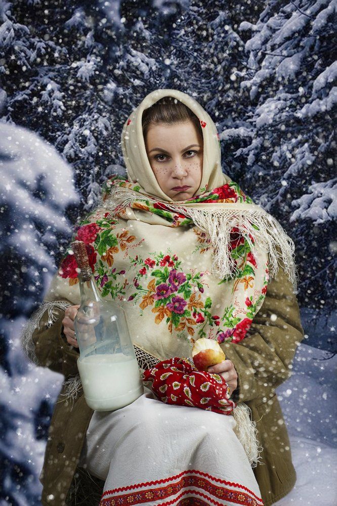 Марфуша в лесу