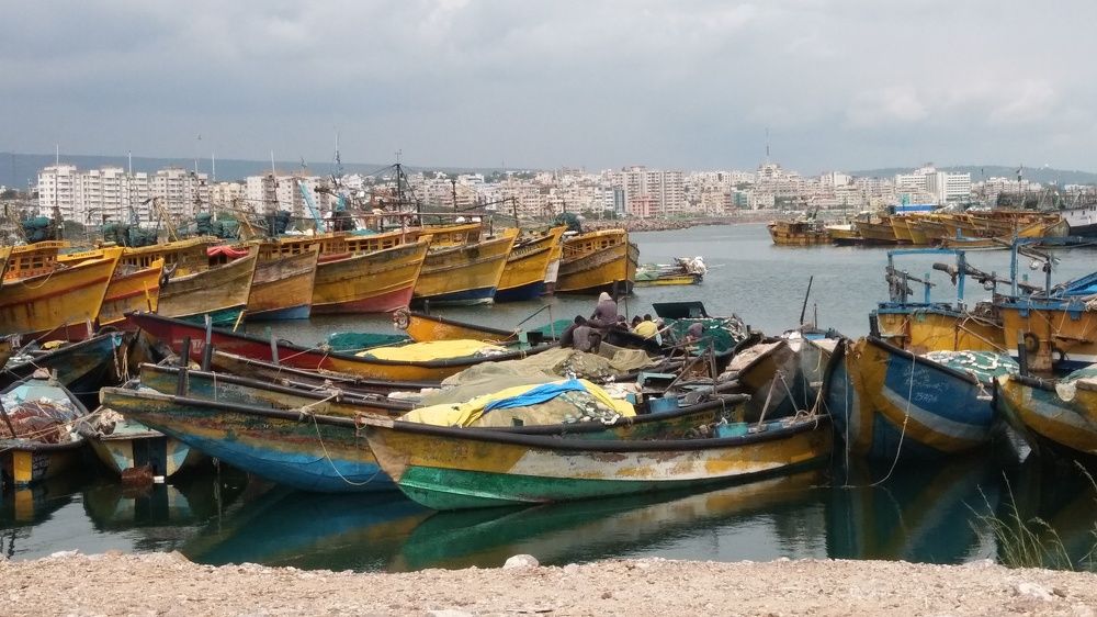 Fishing harbour Visakhapatnam