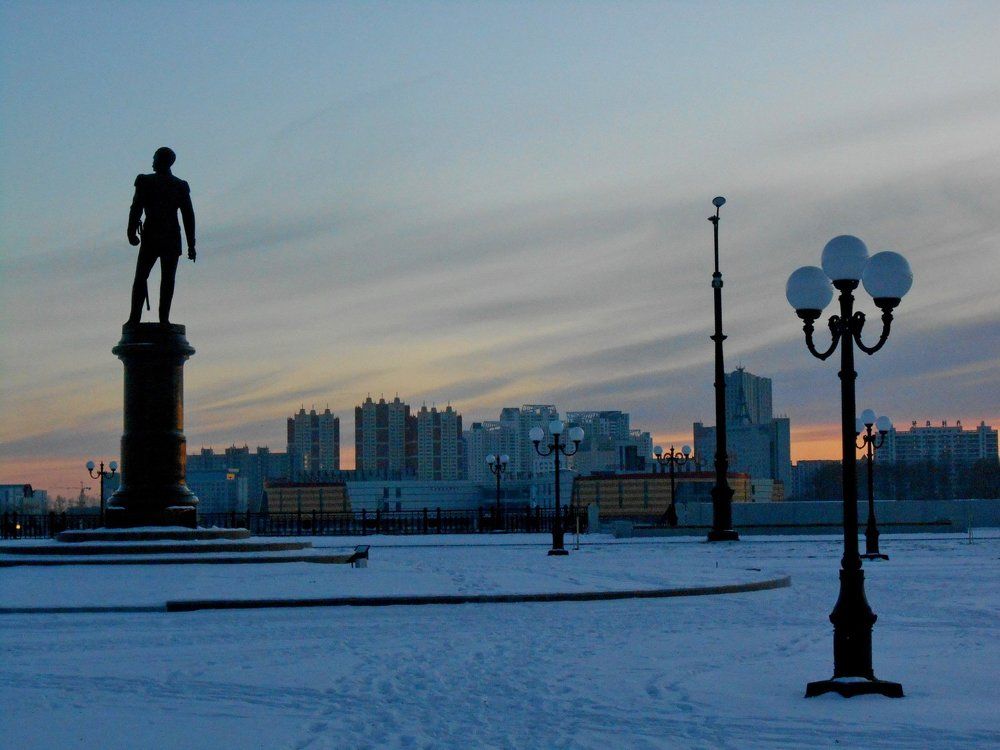 Вечер. Набережная р.Амур