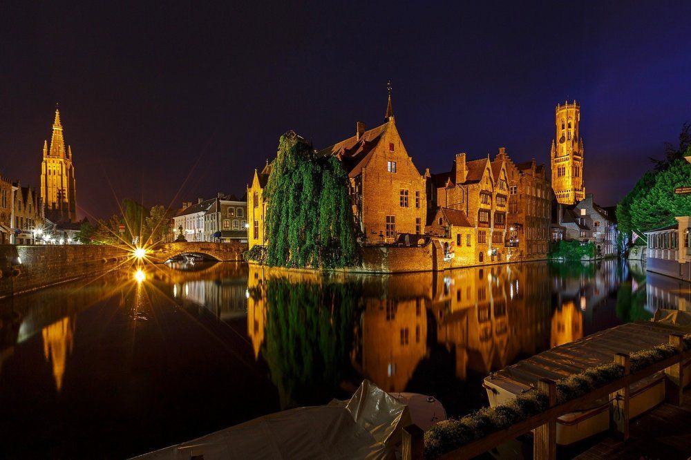 Ночной Брюгге