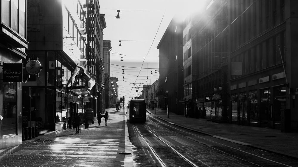 Хельсинки. Раннее утро ранней весны