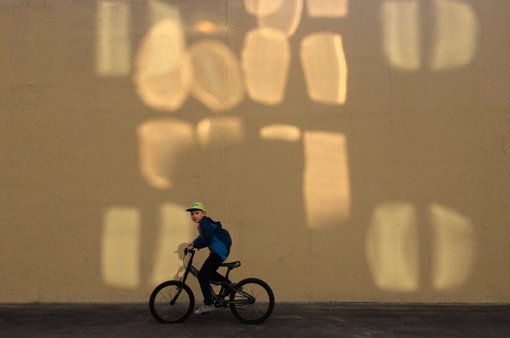 Велосипедист.