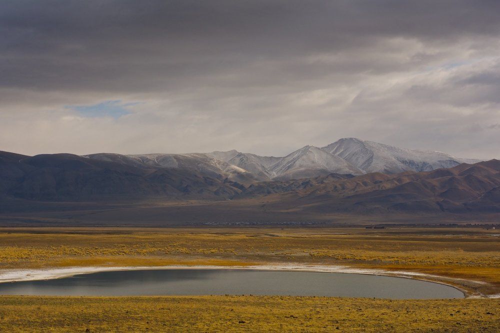 Солёное озеро.