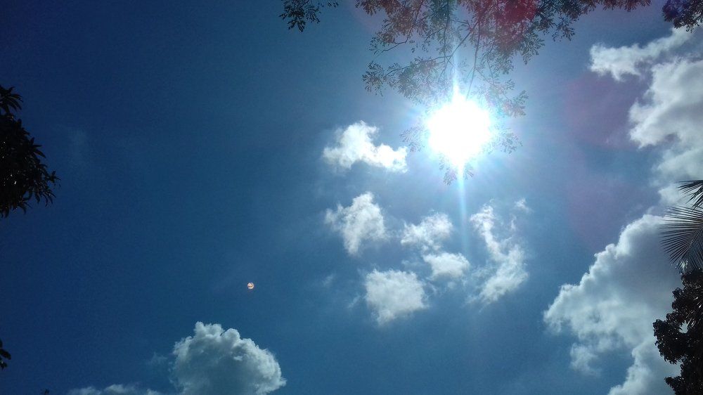 Sun in the sky
