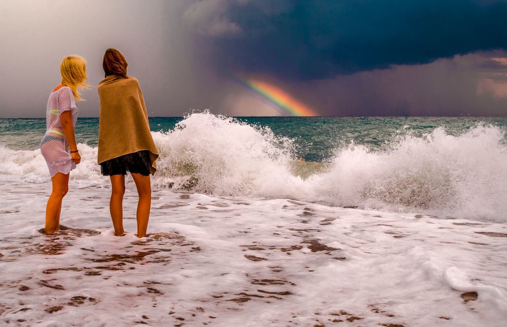 Радуга в шторм