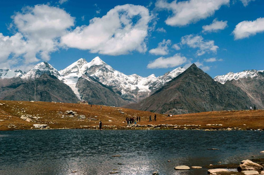 Himalayan Geographic at Rohtang Pass, Manali, Himachal Pradesh, India