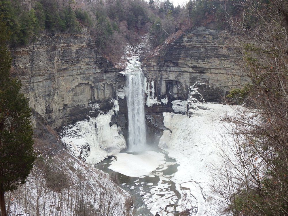 Taughannock Falls  Christmas day 2016