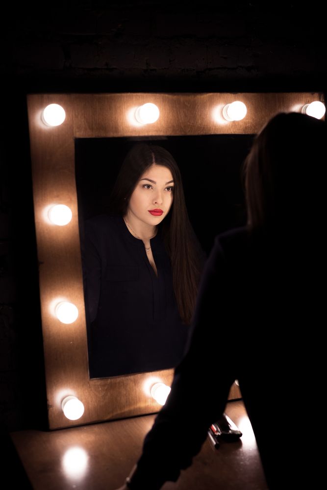 В отражении