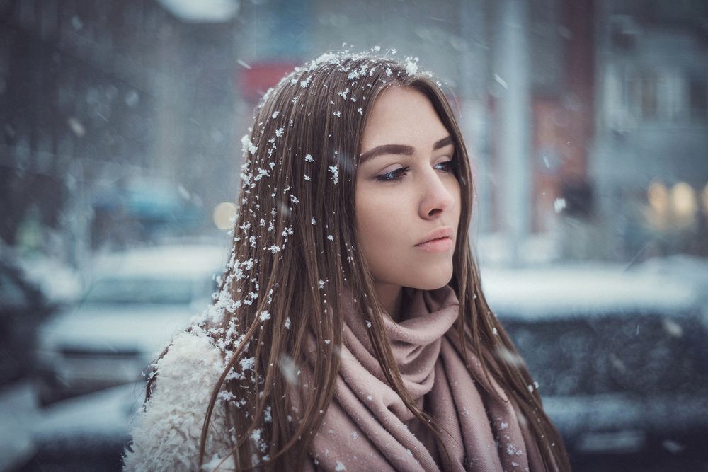Мгновение в зимнем городе