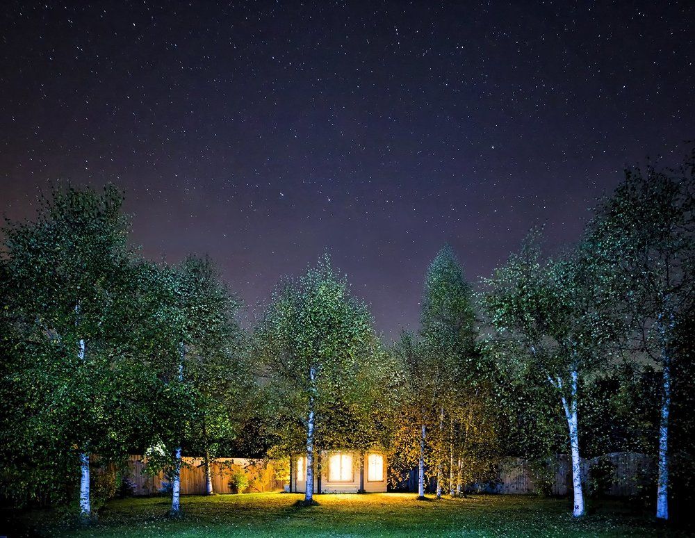 Ночное августовское небо