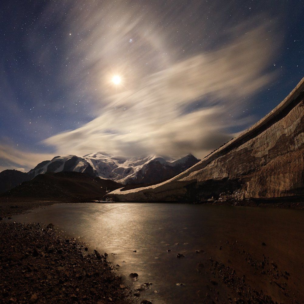 Гало над Эльбрусом