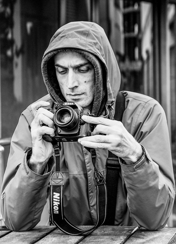 Фотограф настраивается на вдохновение