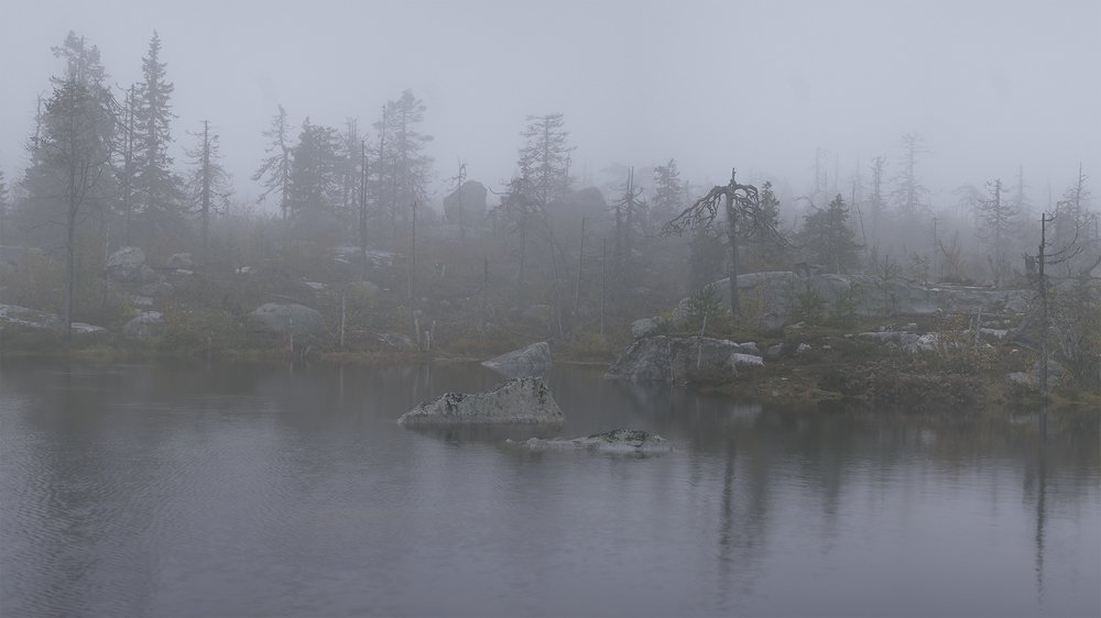 Вершина горы Воттоваара.