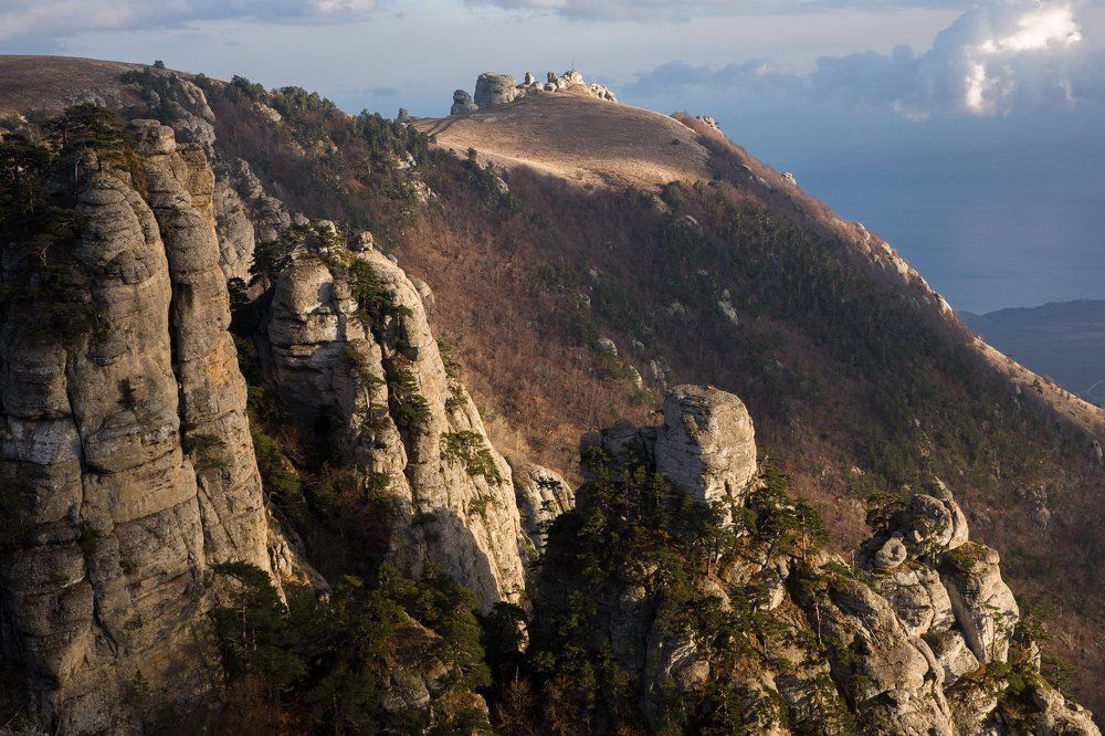 В горах. пик Демерджи .Крым.