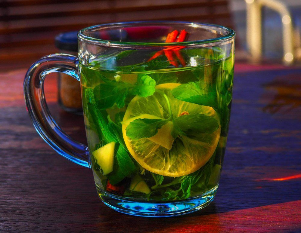 Чай с лимоном