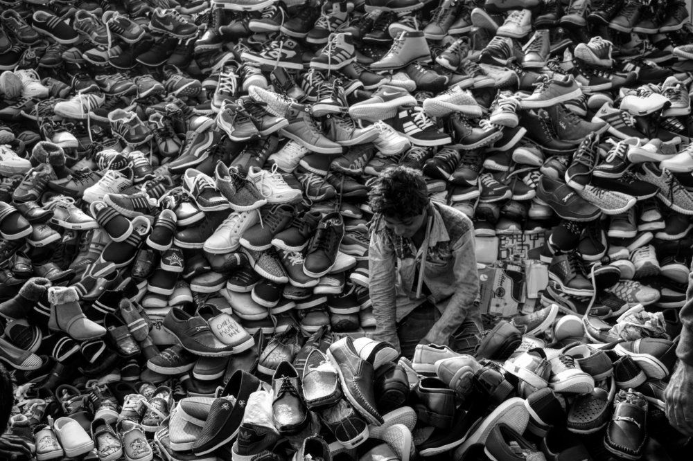 A life lost in shoes.
