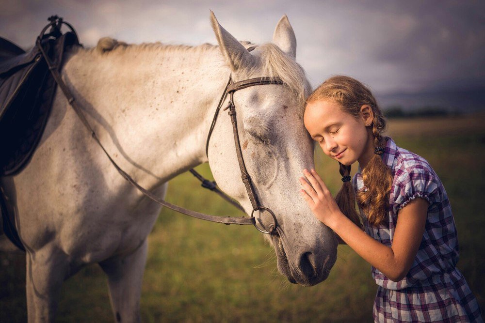 Дети и лошади