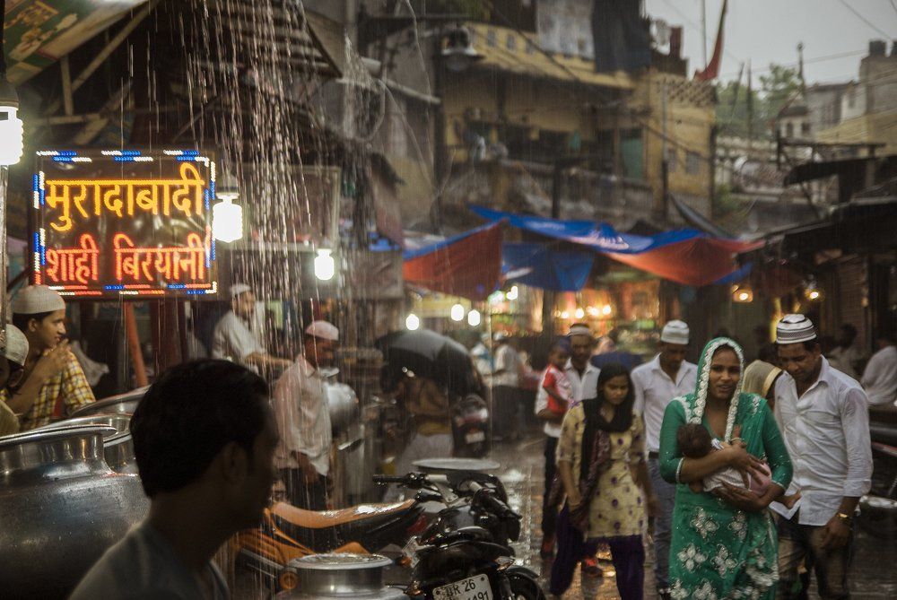 Ливень в Нью-Дели