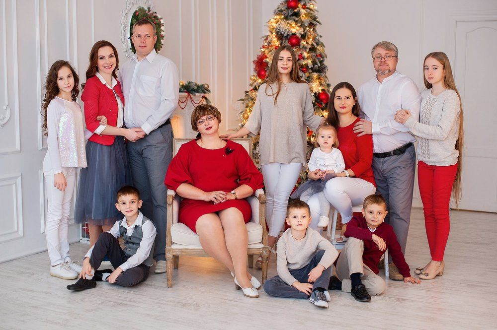 Большая семья - большое счастье