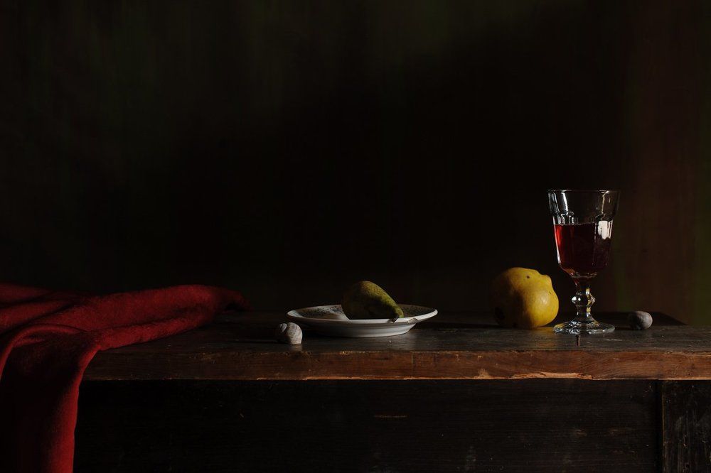 С айвой и грушей