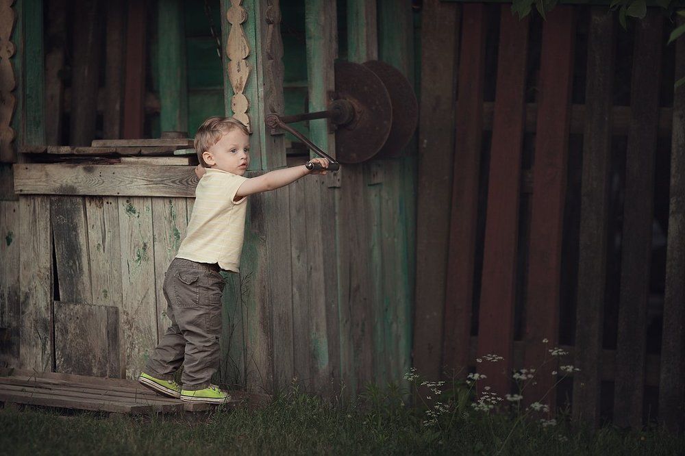 В деревне у бабушки