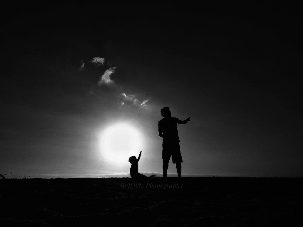 playing kites with my kid's