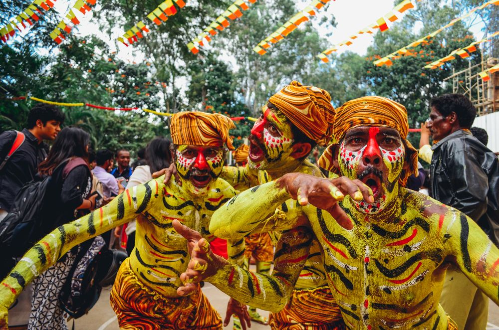 Costumed like a Tiger