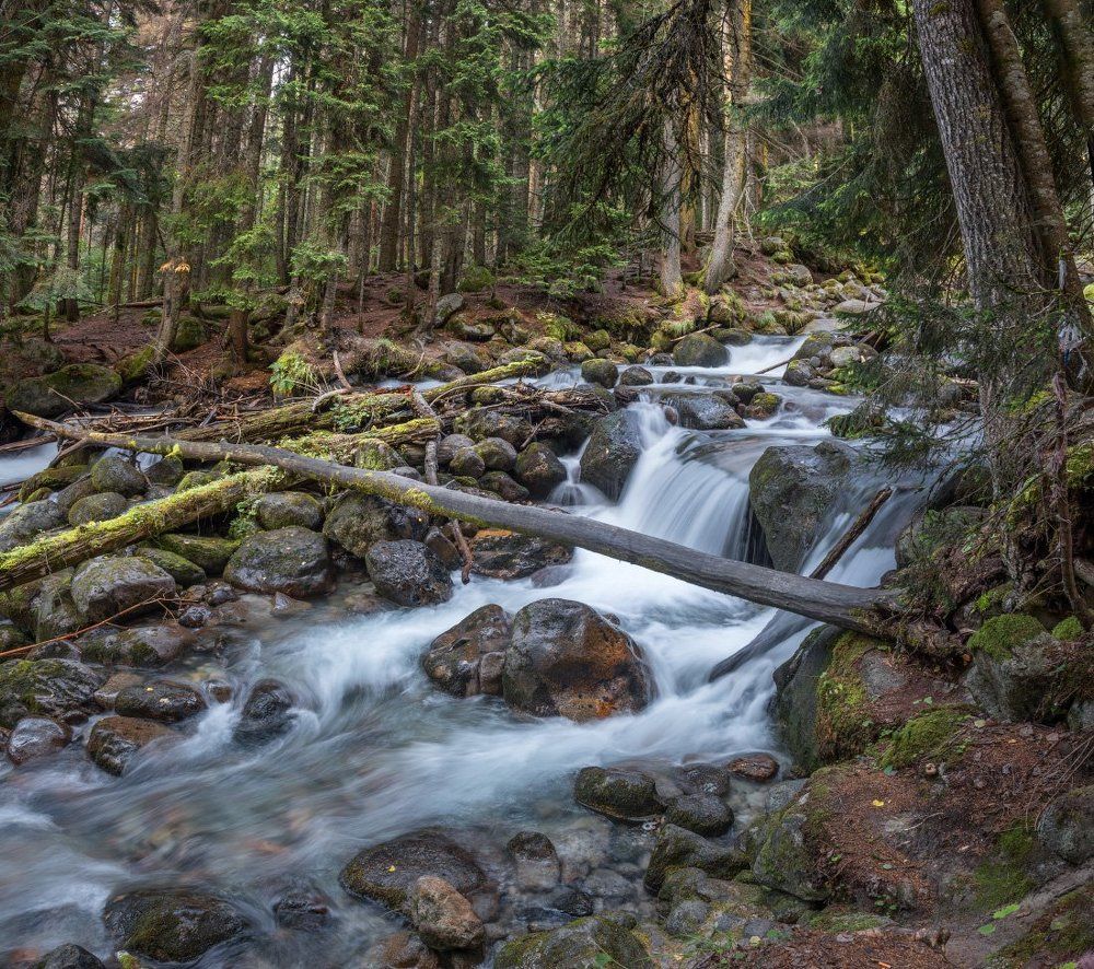Река Муруджу.Домбай.