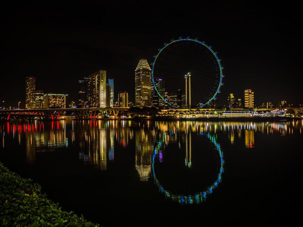 Ночной Сингапур