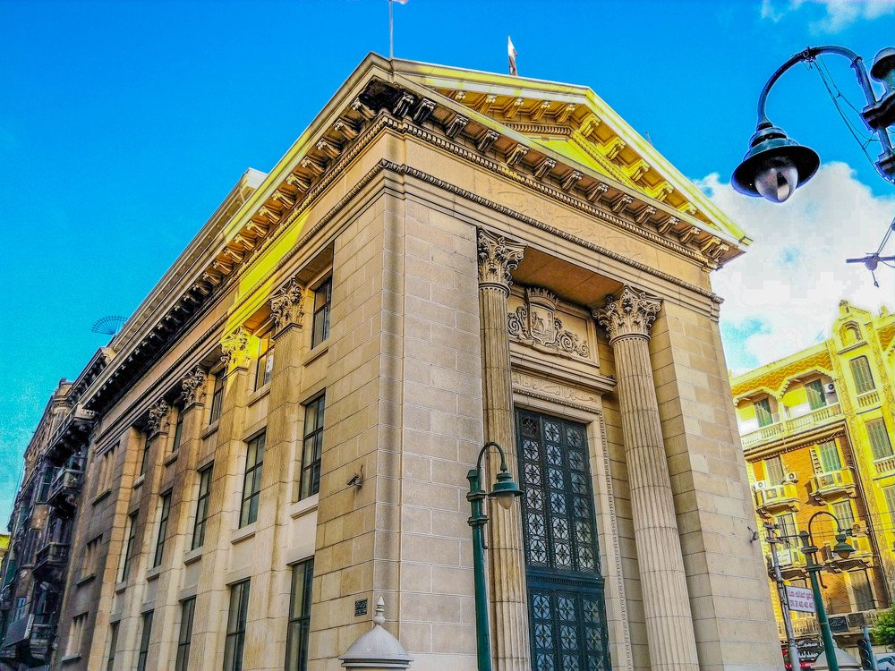 Building of the Chamber of Commerce in Alexandria - Egypt