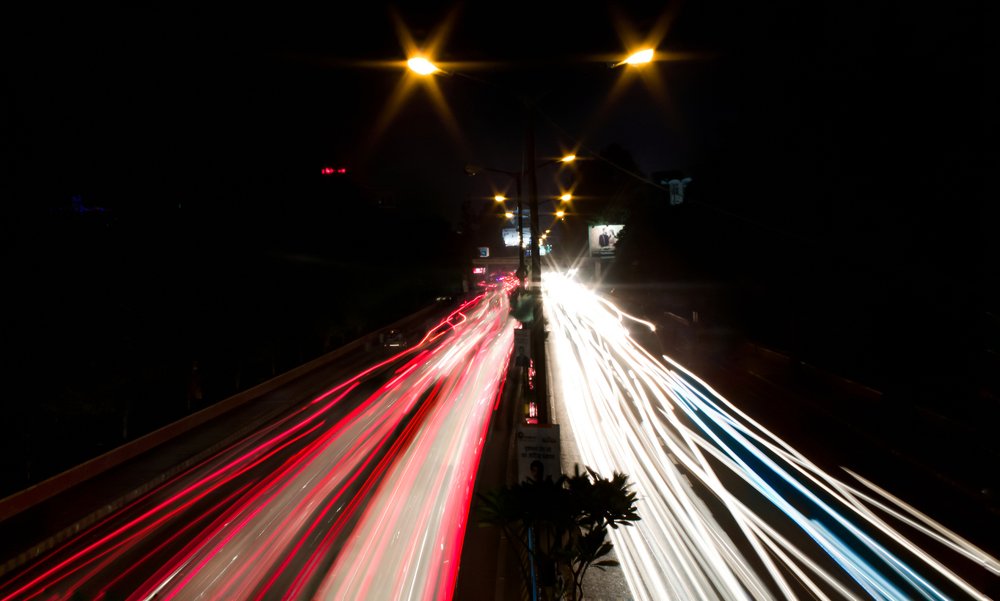 Light trail Shot