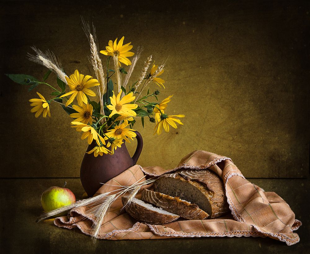 О хлебе и колосках.