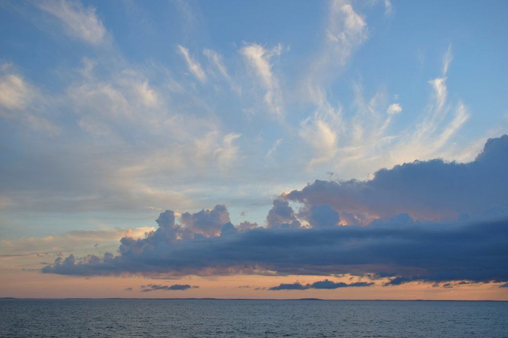 Белое море. Потихоньку вечереет