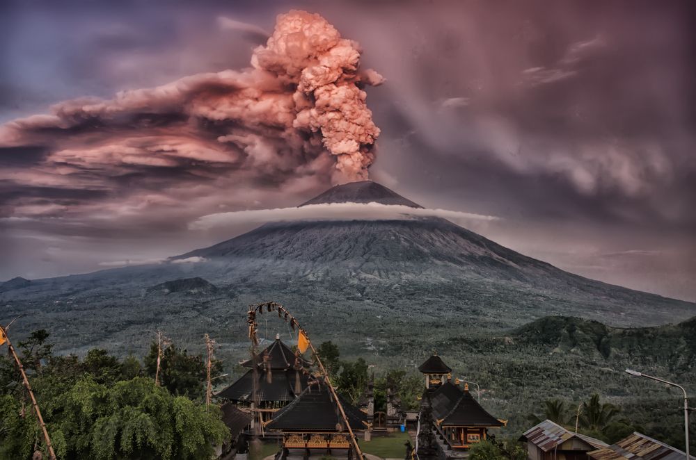 MOUNT AGUNG ERUPTION