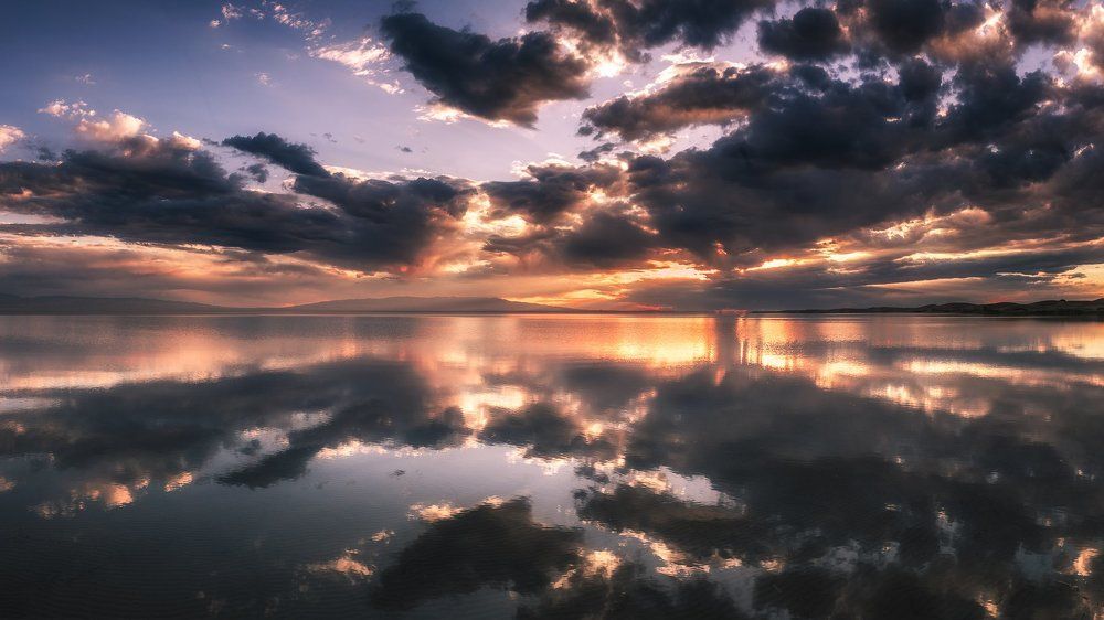 Вечер на озере