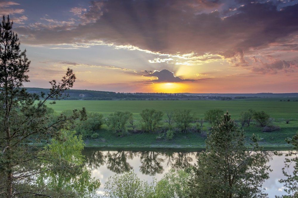 Майский закат..