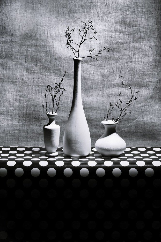 Белый горошек