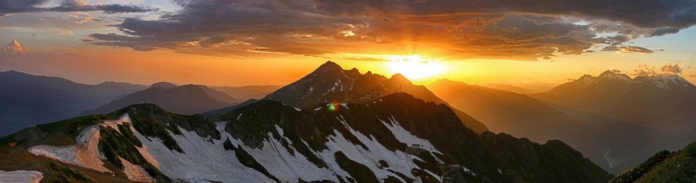 Горный закат