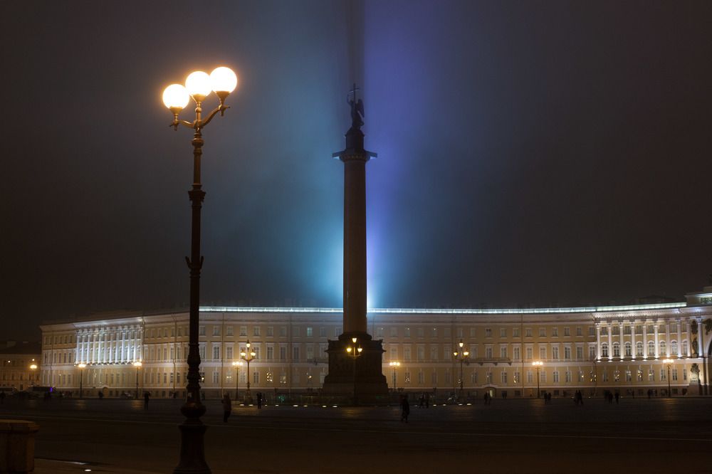 Дворцовая в тумане