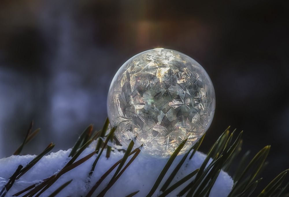 Мыльные пузыри от Деда Мороза