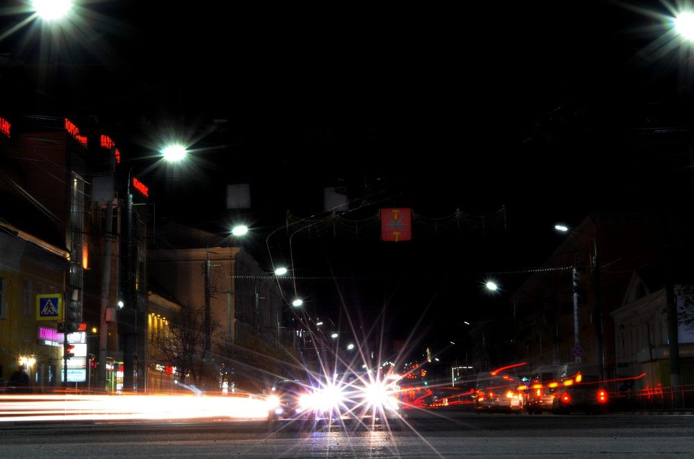 Суета ночного города