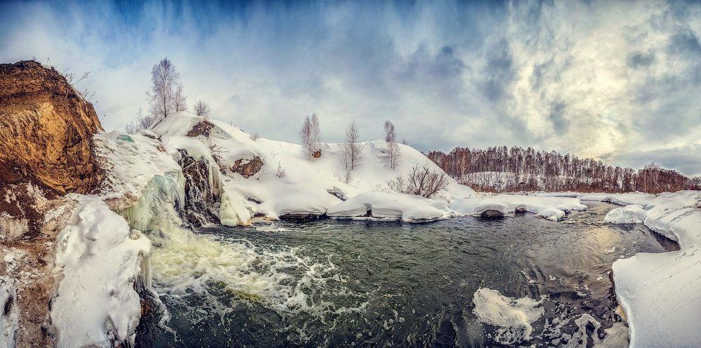 Беловский водопад.