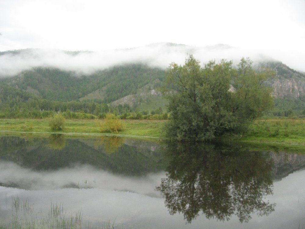 Утро в Хакасии.