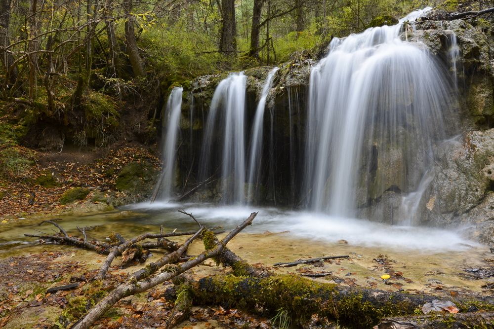 Водопад парка Цзючжайгоу
